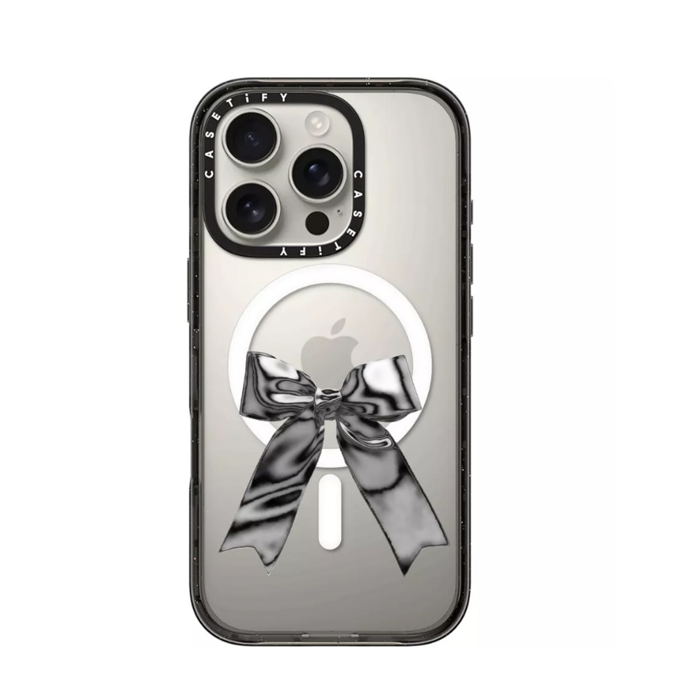 CASETiFY Impact Case with MagSafe for iPhone 16 Pro - Metallic Ribbon